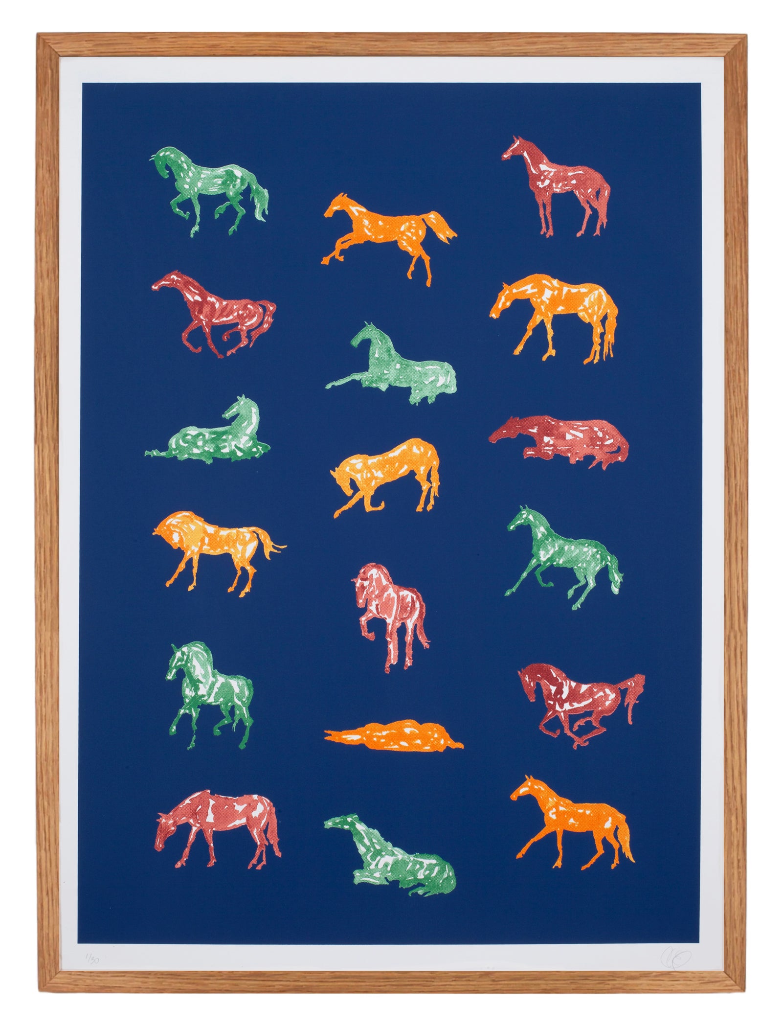 All The Pretty Horses - Silkscreen Print