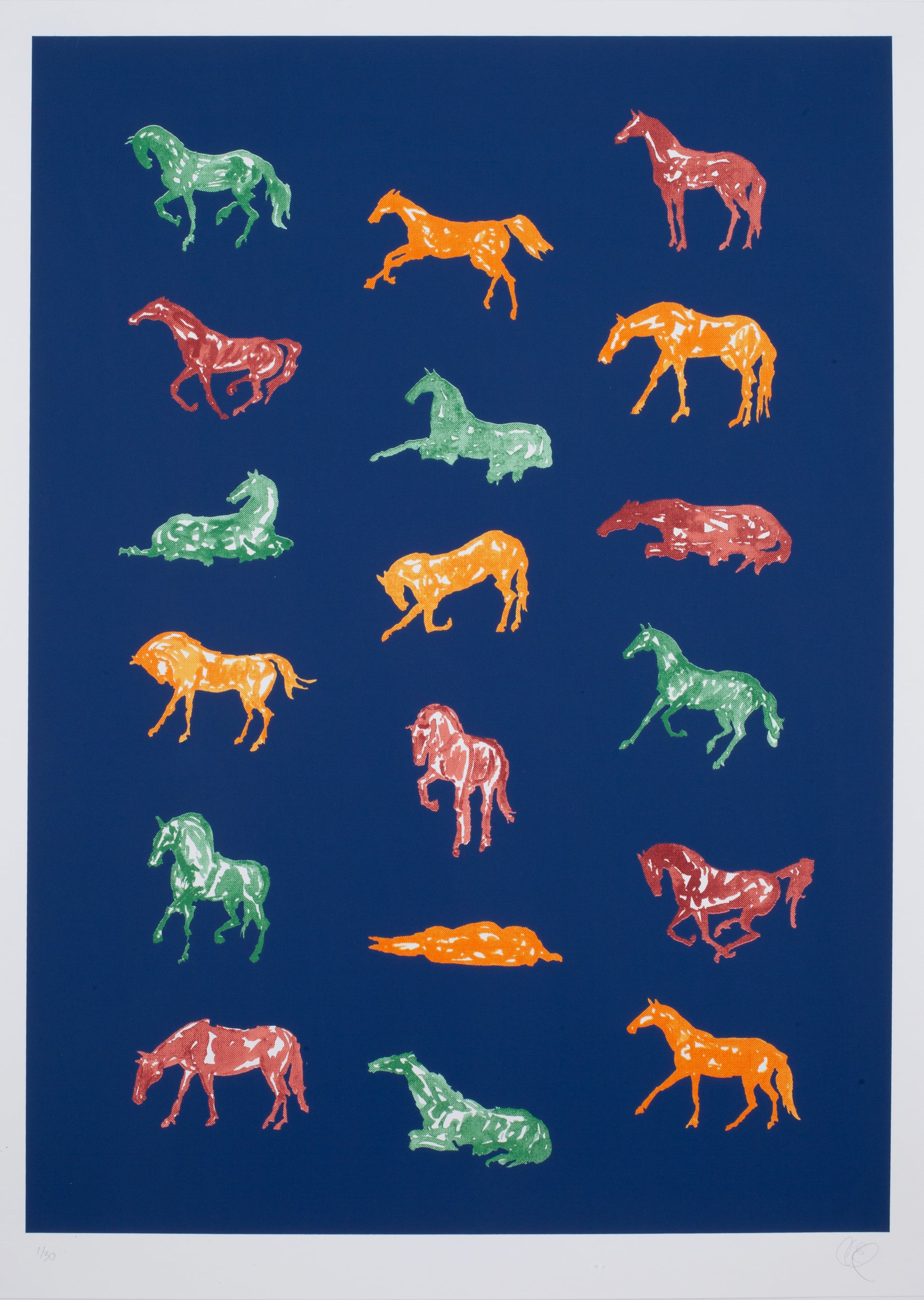 All The Pretty Horses - Silkscreen Print