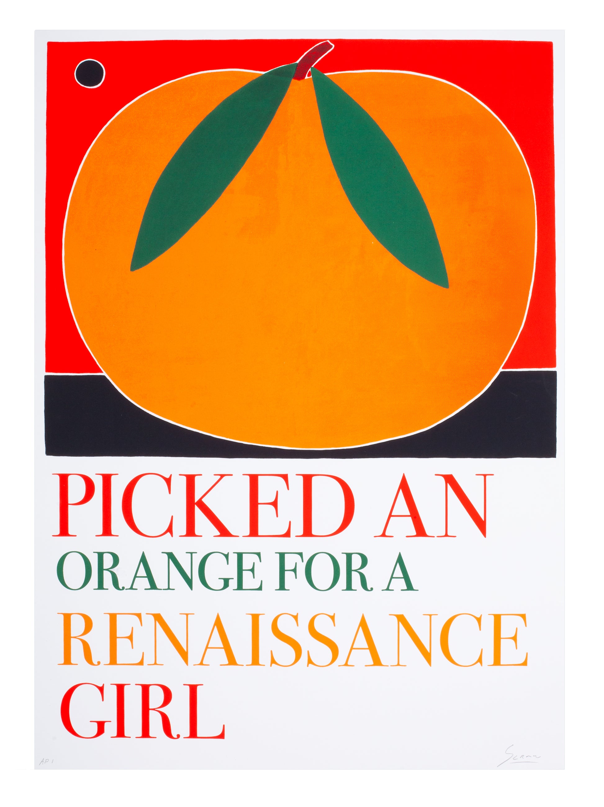 Picked an Orange For a Renaissance Girl Edition